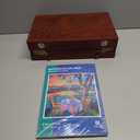 POPYOLA Art Supplies, 269 Piece Deluxe Art Set with 6 Drawing Pads, Watercolor Paints, Crayons, Colored Pencils Set in Wooden Case, Creative Gifts for Adults Artists Beginners (Brown)