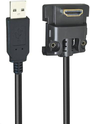 Washinglee USB A Cable for Ingenico IPP350 IPP320 ISC250 Lane 8000/7000/5000/3000 POS Terminals and ISC480 IPP315 IPP310. 2M (6ft)