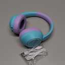 Steellumen Nova1Pro Active Noise Cancelling Headphones for Kids, 3-Level Safe Volume 75/85/94dB, ANC Safe Wireless Listen, Fast Charging, Bluetooth 5.4 with Mic, boy Girl for School, Travel & Airplane (Green)