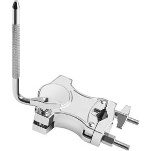 L-Rod Cowbells Cymbal Clamp, Zinc Alloy Tom Mounts for Drums Clamp, Percussion Mounting Bracket for Cowbells, Jam Blocks, Tambourines, Mini Timbales, and Electronic Pads to A Stand (L-Rod)