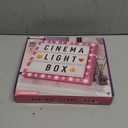 Dan&Darci Cinema Light Box for Girls - Gifts for 8 9 10 11 12 Years - Gifts for 10 Year Old Girl - Pink Christmas Decor for Teen Girls Bedroom - Preteen Room, Tween, Girl Trendy Stuff Birthday Gift