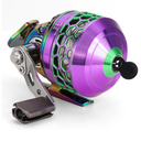 Sougayilang Spincast Fishing Reel,High Speed 3.9:1 Gear Ratio,Trouble-Free Push-Button Bait Casting Design and Reversible Handle for Left/Right Retrieve,Pre-Spooled with Monofilament Line