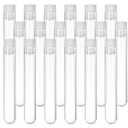 250Pcs Test Tubes with Caps, 16x100mm Plastic Test Tubes with Caps for Scientific Experiments, Bath Salts, Candy Storage, Party Favors, Halloween