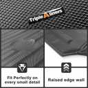 TripleAliners Truck Mat Compatible with 1999-2016 Ford Super Duty F250/F350/F450 6.8FT Accessories, Truck Bed Mat Heavy Duty Custom Fit All Weather Protection TPE Pickup Liner