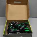 MammyGol Adjustable Inline Skates for Kids Boys Girls Youth Beginner with Light up Wheels Ages 4-16 (Small - Little Kid (10-13US), Green)