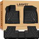 LASFIT Floor Mats for Lexus RX 2022 2021 2020 2019 2018 2017 2016 RX350 RX450h, All Weather Floor Liners Custom Fit TPE Car Mats Front & Rear Mats, Black