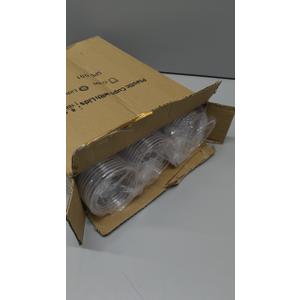 SHOPDAY Disposable Plastic Cups with Lids 8 oz Clear Plastic Cups 100 Pack, Cold Drink Containers Party Cups for Beverage Coffee Soda Juice Smoothie