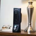 Honeywell QuietSet Personal Table Fan, Oscillating Personal Desk Fan with Quiet Operation, 4 Levels of Power and Sound, Black, HTF210B