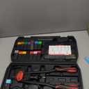 Rivet Nut Tool Kit Rivnut 16" Rivnut Tool Kit Professional RIV Nut Tool Kit with 200pcs Nutsert Tool Kit & 15 Interchangeable Mandrels, Rivet Nut Rivet Tool Kit with Rugged Carry Case