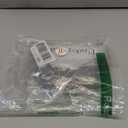 Closecret Lingerie Women 6 Pack Seamless Thongs Underwear Ice Silk Comfy G-string Panties (Large)