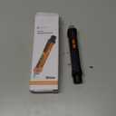 Neoteck 12-1000V AC Non-Contact Voltage Tester Detector with Led Flashlight Buzzer Alarm Live/Null Wire Judgment- Black