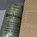 Bedsure GentleSoft Moss Fleece Queen Blanket for Couch - Cozy Soft Blankets for Women, Cute Small Throws for Girls, 90x90 Inches