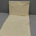 Waterproof Canvas Fabric by The Yard 58inch 600D Upholstery Material Cordura Polyester Fabric Outdoor Water Resistant Fabric for Sewing Chair Patio Cushion Purse Bag Interior, 3 Yard Ivory