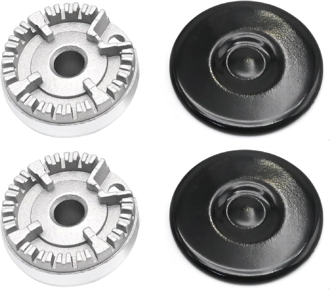 4Pcs 2.17" Oven Gas Hob Burner Crown Flame Cap Cover Replacement for Sabaf Gas Stoves Gas Range Flame Spreaders