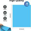 50Sheets 65 lb / 180GSM Blue Cardstock Paper  Premium Heavy-Weight Paper for Crafts, DIY Projects, Scrapbooking, Handmade Cards, Printing, and More  Vibrant Colors, Printer-Friendly