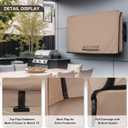 ULTCOVER Waterproof Outdoor TV Cover with Clear Front Flap for 38-41 inch Outside Flat Screen Televisions