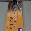 Bird Spikes 30 Packs Outdoor Cat and Bird Deterrent Spikes, Defender Spikes - Keep Pigeon, Cat & More Birds Away from Fences and Roof, Anti Theft Climb Strips (2023 Upgraded | 42.3 feet)