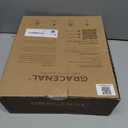 Glass Microwave Splatter Cover, Microwave Cover for Food with Standup Handle, Dishwasher Safe, Food Safe, Clear Microwave Plate Splatter Guard Lid with Vent Hole, House Essentials for Gift, 9.5inch