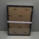 A PLUS MAX 15x20 Picture Frame Set of 3, Black Engineered Wood Frame for 15 x 20 Inch Picture Poster Photo, Light Weight 15 by 20 Frame with Wood-grain for Wall - 3 Pack/Black/15 x20