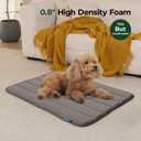 BALANCE Dog Crate Pad, Dog Foam Crate Mat Kennel Pad, Washable Water-Resistant Pet Bed Flat Dogs Cage Mat for Medium Dogs, Brown
