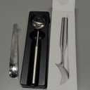 Stainless Steel Ice Cream Scoop, Ergonomically Designed Handle for Comfort, Heavy Duty Ice Cream Scooper, One-Piece Design Ice Cream Scoops, Dishwasher Safe