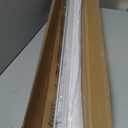UNISHADES no Drill Cordless Roman Shades for Windows, 48" W 64" H - Light Filtering - Linen - White