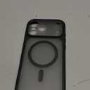 TOCOL for iPhone 17 Pro Max Case, Compatible with Magsafe, Full Camera Protection, Built-in Magnets, Translucent Matte for iPhone 17 Pro Max Phone Case 6.9 inch (Black)