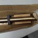 Heavy Duty Curtain Rods,1 1/4" Large Diameter Premium Nonadjustable Curtain Rod,54in/4.5ft Custom Window Treatment Rods with Durable Aluminum Brackets and End Caps,Antique Bronze Finish