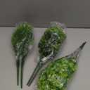 Ouddy Decor 6 Bundles Artificial Greenery Stems Mixed Fake Plastic Plants Eucalyptus Rosemary Faux Magnolia for Outdoor Indoor Garden Home Window Box Decor