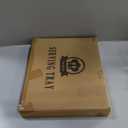 Light Blue Decorative Tray, Rectangular Large Serving Tray with Handles, Plastic Coffee Table Tray for Ottoman, Living Room, Kitchen Tabletop, 15.7 x 11.8 x1.6