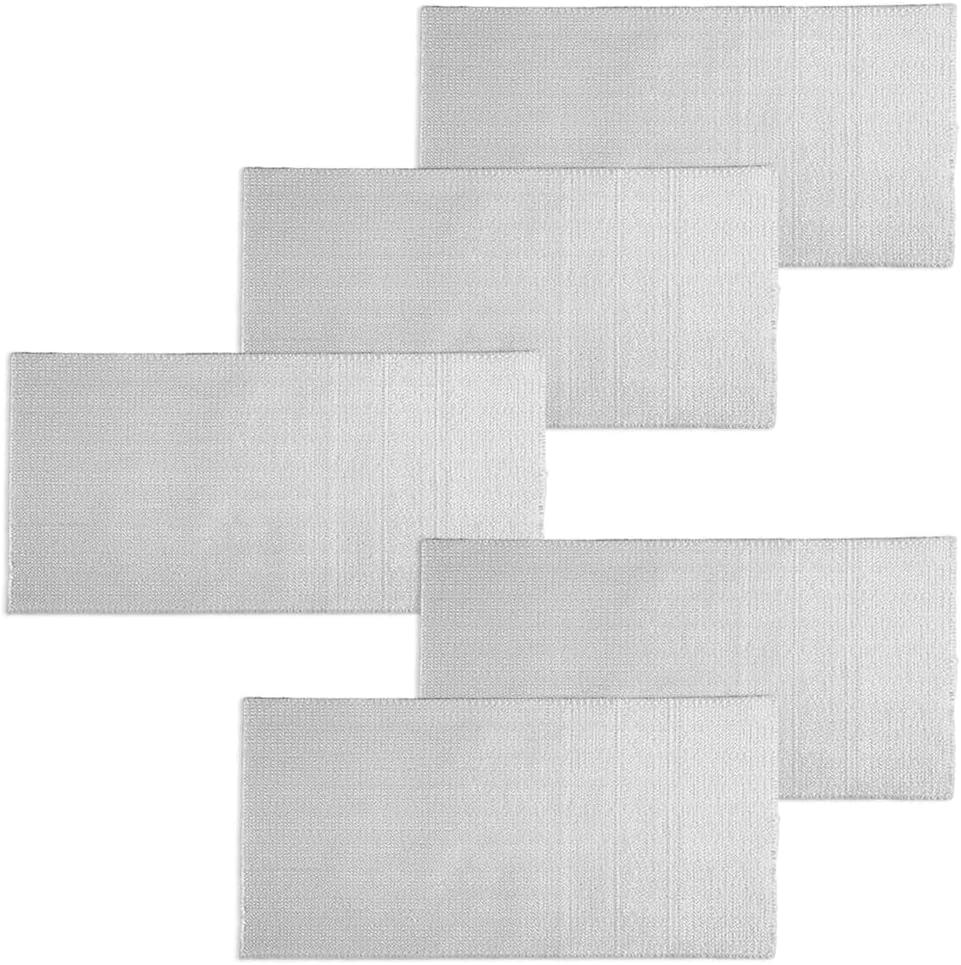 Disposable Mop Cloths (5 Pack) - Super Absorbent Lint-Free, Universal Fit for Quick Floor Cleaning (Home/Kitchen)