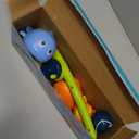 Dwi Dowellin Bath Toys for Toddlers, Magnetic Fishing Games Kids Bathtub Toys, Mold Free Wind-up Toys Swimming Fish Duck Whale Floating Water Toys for Kids Baby Infant