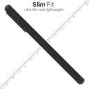 Silicone Case for Ulefone Note 15, Silky-Soft Touch Full-Body Protective Case, Shockproof Bumper Protection Cover with Microfiber Lining (Black)