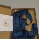 No Pull Dog Harness for Small Medium Large Dogs - Adjustable 2 Layer Mesh Dog Vest with Dual Clip, Escape Proof, Quick Release, Lightweight Breathable Mesh for Walking Hiking (Prussian Blue,L) (L(Neck:20.9-31.5",Chest:24.8-37.4"))