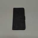 for Motorola Edge 2024 Wallet Phone Case with Screen Protector [RFID Blocking] Leather Flip Card Holder Kickstand Women Men Cell Phone Cover for Motorola Moto Edge2024 5G Black