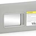 Gray Driver Left Side Sun Visor Replacement Compatible with 2004-2005 Toyota RAV4 Replace 74320-42420-B0 (Grey)