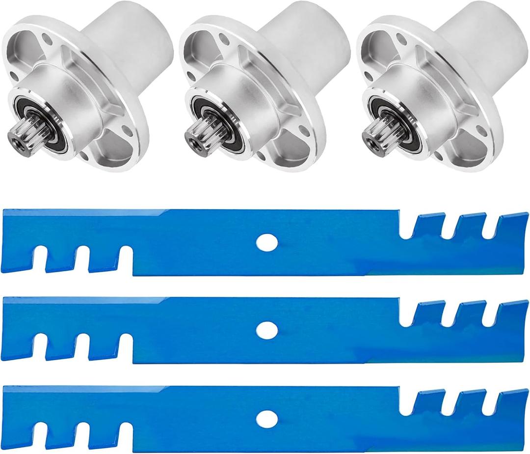 AEagle Spindle Blade Deck Rebuild Kit for Hustler 601804 Bad Boy Bunton Great Dane John Deere Lesco Scag Snapper, Raptor SD, Raptor Flip Up Zero Turn Mowers with 48" Mower Decks