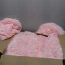 Smoofy Fluffy Queen Comforter Set, Faux Fur Pink Comforter Set Queen Size, Luxury Fuzzy Bedding Set, Soft Shaggy Bed Set Pink for All Season, 3 Pieces - 1 Comforter & 2 Pillowcases