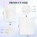 20 PCS Iron-On Rhinestone Sheets for Heat Press Crystal Transfer Sheets, 10pcs 24x15cm + 10pcs 30x25cm Hotfix Rhinestones (2mm/4mm/5mm) for Clothing, DIY Crafts, Apparel Decoration