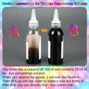 Tie Dye Kit Includes 12 Blank Socks, 12 Colors Concentrates Pre-Filled Bottles, 20 ft Cotton Strings and 20 Rubber Bands for Tie Dye Party Groups DIY Supplies, Christmas Birthday Party Gift