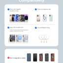 [0.3" Ultra Slim] [Alloy-Made] ULiXWH for Magsafe Portable Charger for iPhone, 2026 Upgrade 5000mAh Fast Charging Magnetic Power Bank, Wireless Battery Pack for iPhone 17 Air 16 15 Pro Max 14 13, Pink