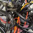 KEMIMOTO Whipless LED Whip Lights with 9 Chase, Flash Light & Auto-Cycle Mode, Compatible with Polaris RZR Ranger Can-Am Maverick X3 Defender CFmoto, Fit 1.5''-2'' Roll Cage, Alien Lights for SXS UTV