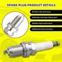 Set of 2 Ignition Coils Pack FP85-18-100C-9U UF407 & 4 PCS Iridium Spark Plugs with Wire Set Compatible with Mazda Protege 2001-2003 Protege5 2002-2003 2.0L L4