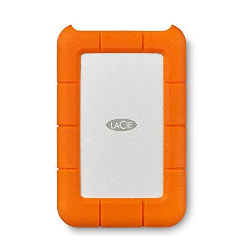 LaCie Rugged Mini, 2TB, 2.5", Portable External Hard Drive, for PC Mac iPad and iPhone, Data Rescue Service (LAC9000298)