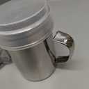 Accmor 2 Pack Powdered Sugar Shaker Duster, Cinnamon Shaker Flour Sifter, Fine Mesh Stainless Steel Dredge for Baking Soda Flour Cinnamon Cocoa (Small-7 oz)