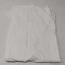 Lush Decor Belgian Flax Prewashed Linen Rich Cotton Blend Window Curtain Panel (Single Panel), 84" L x 50" W, White (50"W x 84"L (Pack of 1))