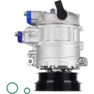 TadaMark Air Conditioner AC Compressor with Clutch Fit for Volkswagen for Jetta 2005-2014, for Beetle 2.0l 2.5l 06-17, for Golf 10-14, for Rabbit 06-09, for Passat 12-15 2.5L Audi TT RS Quattro 12-13