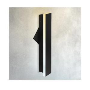 ASD 18" LED Linear Wall Sconce | Backlit Glow 3CCT, Porch Patio | Black | 1272 lm 18W | 3000K-5000K | TRIAC 10-100% | 120-277V 