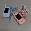 Video Walkie Talkies for Kids, Rechargeable Walkie Talkies for Kids, 300 Meter Transmission Distance, Indoor and Outdoor Real-Time Video and Call, Gift for Boys and Girls Aged 3-12 (Blue and Pink)