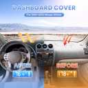 Sunsdrew Dash Cover for 2007 2008 2009 2010 2011 2012 Nissan Altima Dashboard Cover Mat for Altima Accessories Sunshade Nonslip Mesh Protector No Glare